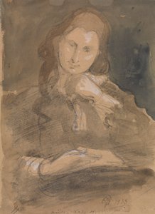 Portrait Study of Martha, Lady Hayter by Sir George Hayter