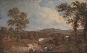 Landscape with Figures in the Foreground by Sir George Howland Beaumont seventh Baronet