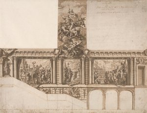Design for Ceiling Walls and Staircase