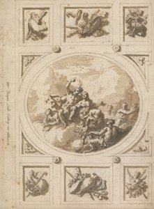 Design for a Ceiling at Addiscombe: Bacchus and Ariadne