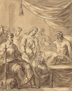 Jacob Allowing Benjamin to Go to Egypt with His Brothers by Sir James Thornhill