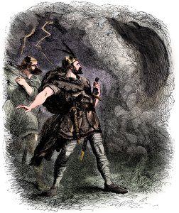 Macbeth and Banquo Encountering the Three Witches, 1858 by Sir John Gilbert