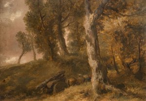 Study of Trees by Sir John Gilbert