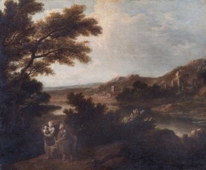 Landscape with Flight into Egypt by Sir Joshua Reynolds