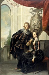 Sir Watkin Williams-Wynn and Lady Henrietta Williams-Wynn his wife, in masque costume