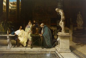 An Art Lover by Sir Lawrence Alma Tadema