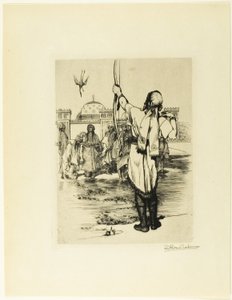 The Bowman, Frontispiece from The Epic of Kings, Stories Retold from Firdusi by Sir Lawrence Alma Tadema