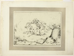 Charge, from the first issue of Specimens of Polyautography by Sir Robert Ker Porter