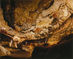 The Mythical Unicorn of Lascaux and other Lascaux paintings done over 17,000 years ago