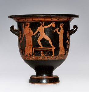 Satyr Dancing Apulian Krater