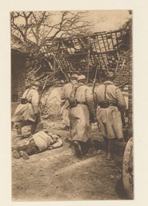 The Battle of Arras (May 9 to June) Was Extremely Bloody for the Germans. (...) Here We See an Episode of the Capture of Neuville (...) (12 Illustrated Postcards of the Great War)