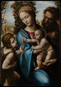 The Holy Family with John the Baptist as a Boy, 1525-1528