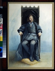 Grand Duke Konstantin Konstantinovich, as Hamlet in the Theatre play by W. Shakespeare, on February 21, 1899