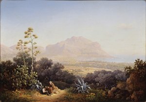 View of Palermo by Sokrat Maximovich Vorobyev