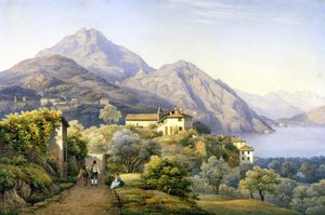 Como. Menaggio. Loveno and Mount Groma (1840)