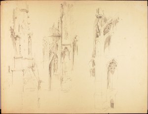 Cathedral Studies by Solon H. Borglum