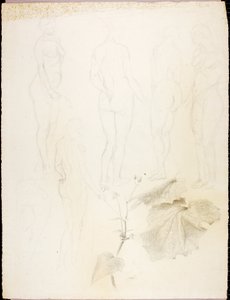 Nudes and Leaf by Solon H. Borglum