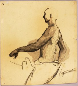 Study for an Equestrian Monument by Solon H. Borglum