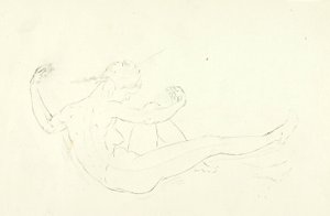 Swimming Nude by Solon H. Borglum