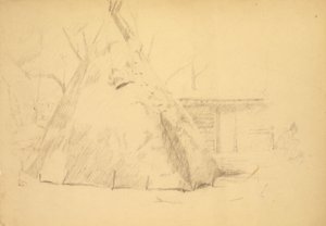 Teepee by Solon H. Borglum