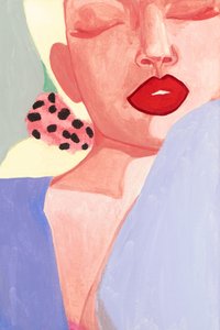 Serene Red Lips