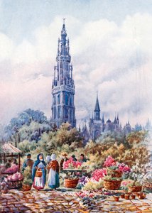 Cathedral and Place Verte, Antwerp