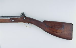 Baboon thigh butt musket