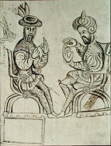 Facsimile copy of a page of Yanhuitlan codex by Spanish Colonial (after)