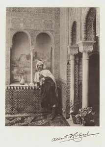 Albert F Calvert, Portrait and Signature by Spanish Photographer
