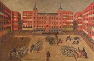 Bullfighting Festival in Plaza Mayor in Madrid