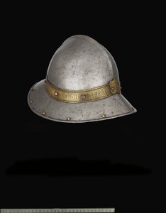 A Spanish War Hat (Cabacete) in late 15th century style by Spanish School