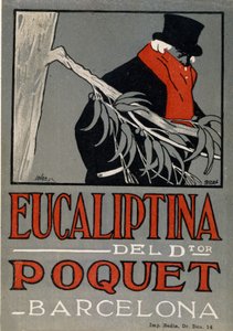Advertising of the Cold Medicine Eucaliptina, Spain 1924