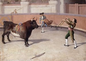Bullfighting Scene