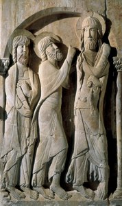 Christ and the Pilgrims of Emmaus by Spanish School