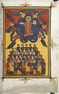 Christ Appears in the Clouds by Spanish School