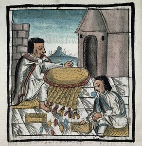 Codex of the conquest of Mexico: method of preserving food against hunger