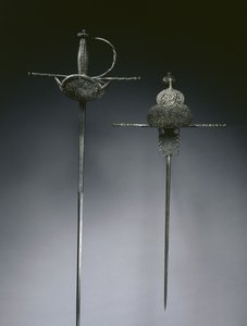 Cup-hilted rapiers, c.1650
