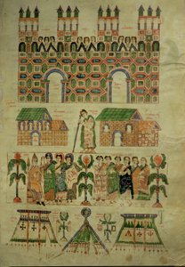The Council of Toledo, from Abeldas Councilar Codex by Spanish School