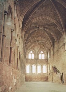 Interior of the refectory of the monastery, 1215