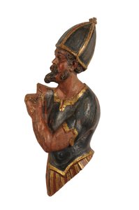 Limewood Carving of a Soldier of the Cross, Spain, c.1600