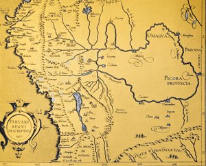 Map of Spanish Viceroyalty of Peru