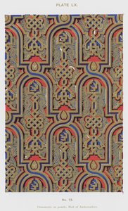 Ornaments on panels, Hall of Ambassadors by Spanish School