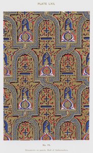 Ornaments on panels, Hall of Ambassadors by Spanish School