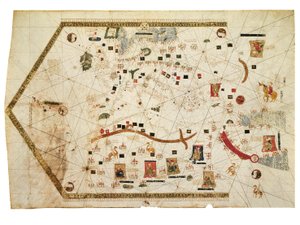 Portolan Chart of Gabriel de Vallseca