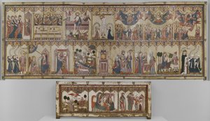 Retable and Frontal of the Life of Christ and the Virgin, Ayala Altarpiece by Spanish School