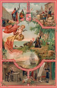 Spanish History - Frontispiece by Spanish School