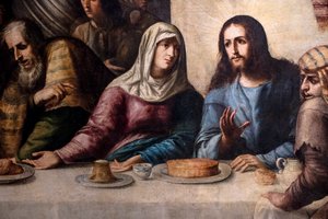 The Wedding at Cana by Spanish School