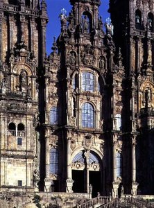 View of the West Front designed by Fernando Casas y Novoa by Spanish School