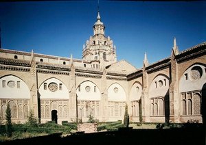 View of the Cloisters by Spanish School