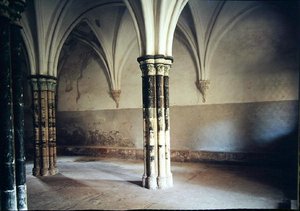 View of the Interior of the Chapter House of the Monastery